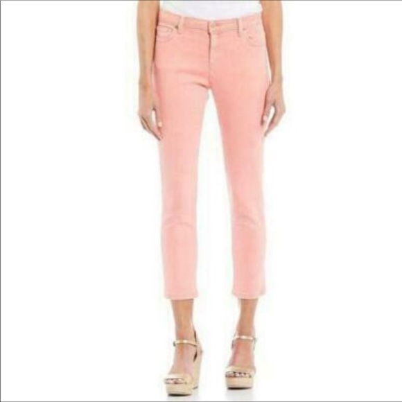 Michael Kors Cropped Skinny Pink Jeans - Picture 10 of 10